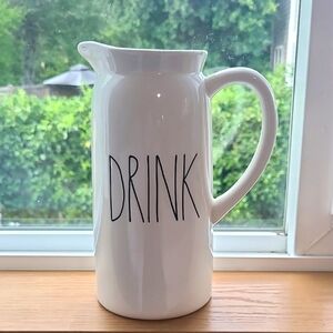 Rae Dunn White Ceramic Pitcher Serveware